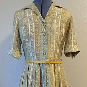 Ann Taylor Silk 50s style dress